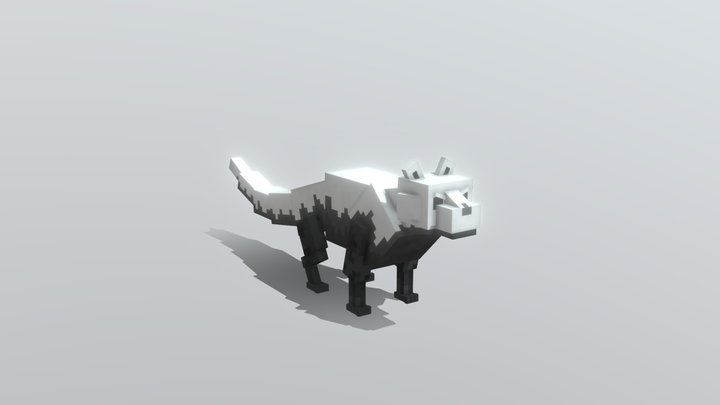 Snowdog - Minecraft - Free 3D Model