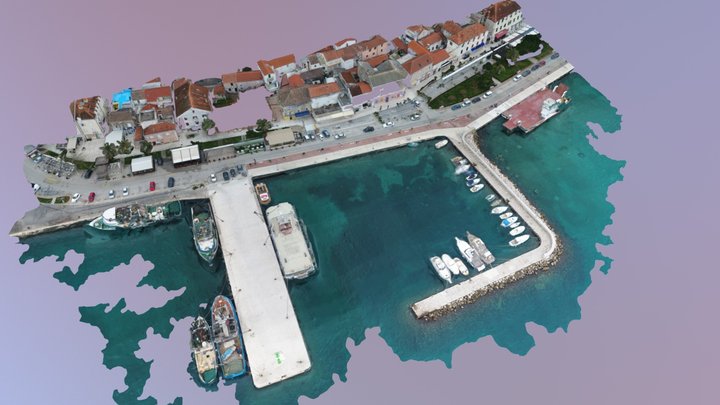 Biograd Luka 3D Model