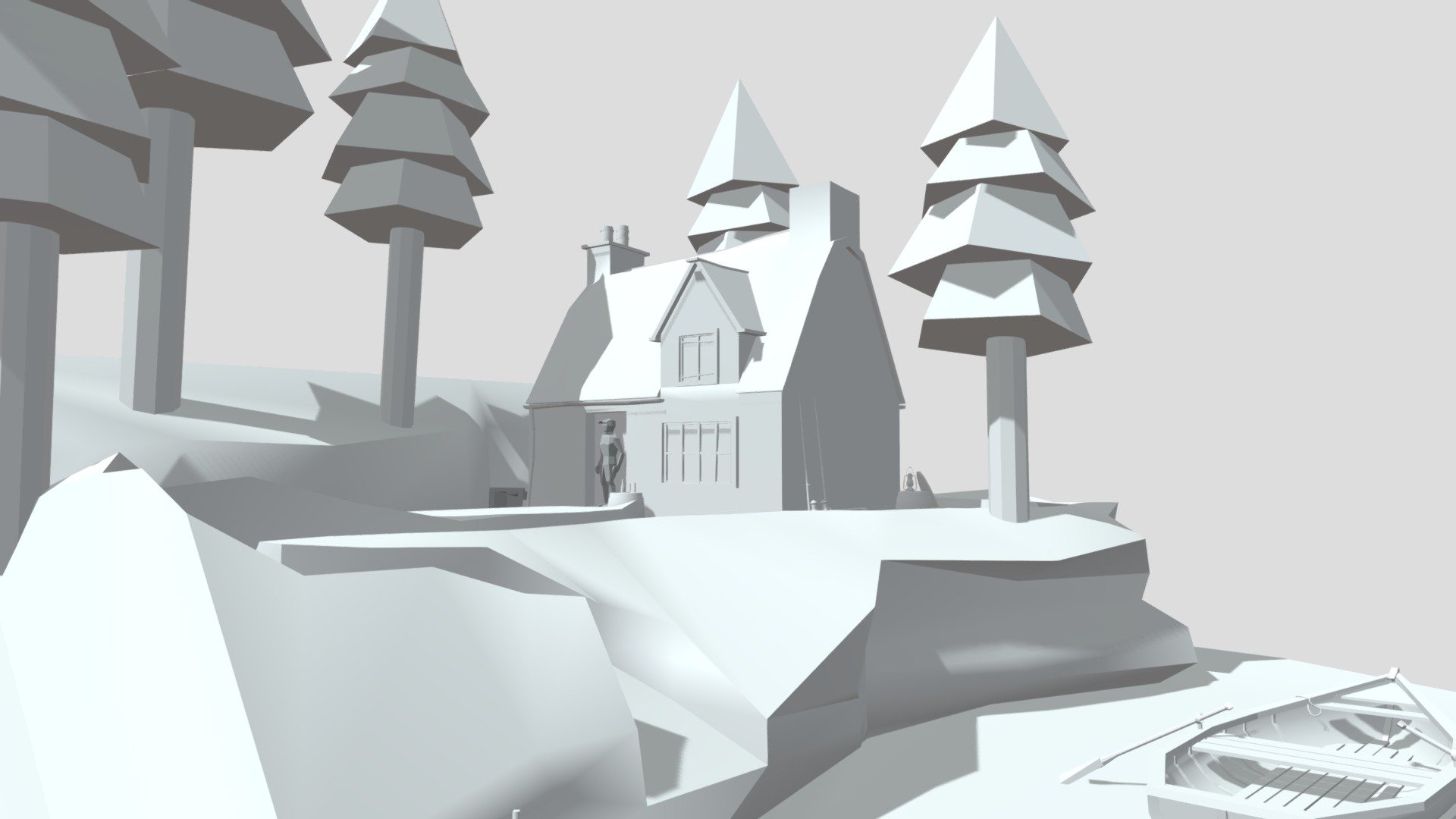 By The Ocean - House Model / Blockout Update - 3D model by RoyKorver ...