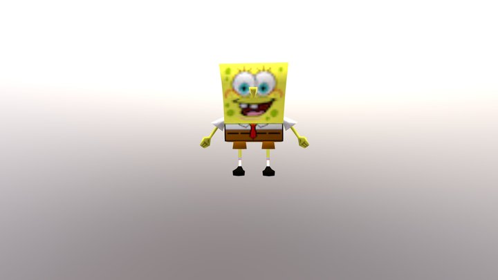 PlayStation - SpongeBob SquarePants SuperSponge 3D Model