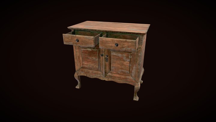 Cabinet_old 3D Model