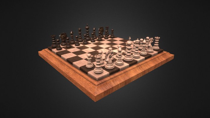 ChessSet 3D Model
