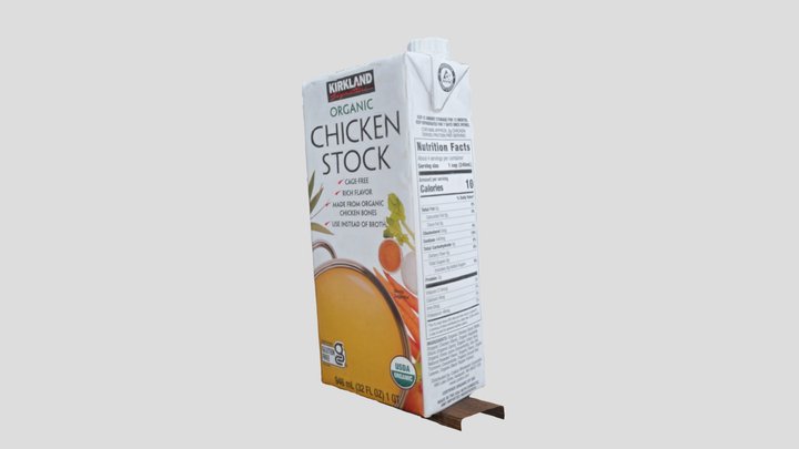Costco Chicken Stock Box 3D Model