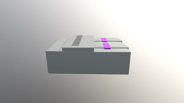 Super Nintendo 3D Model