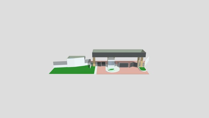 PORTERIA YSALON COMUNAL v2 3D Model