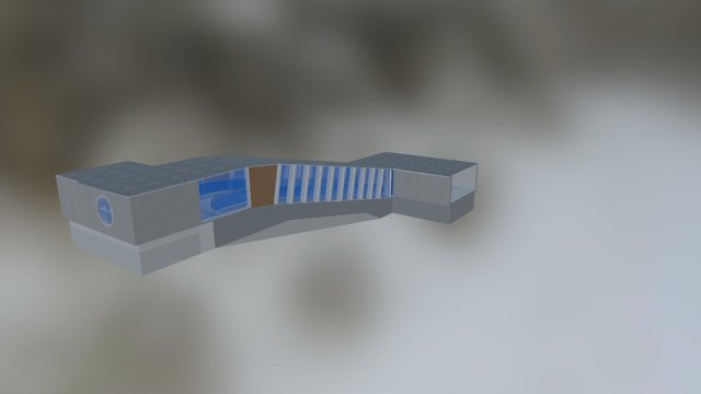 Moving Walkway 3D Model