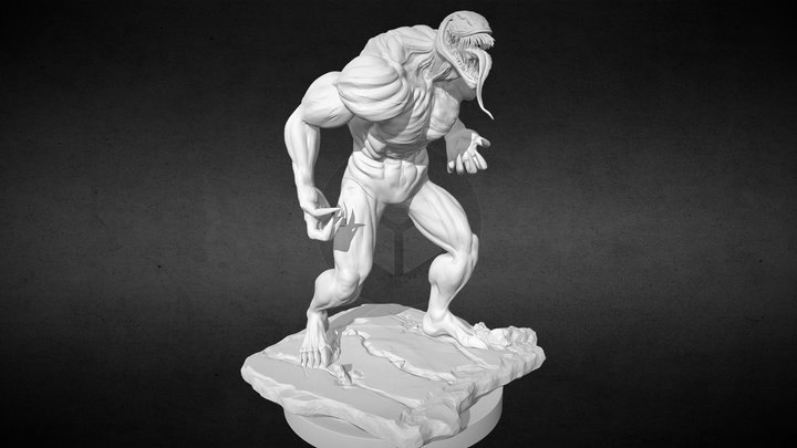 Venom statue 3D Model