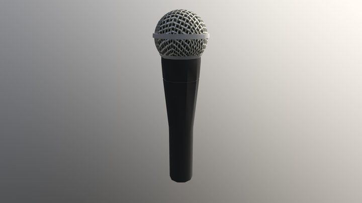 Microphone 3D Model