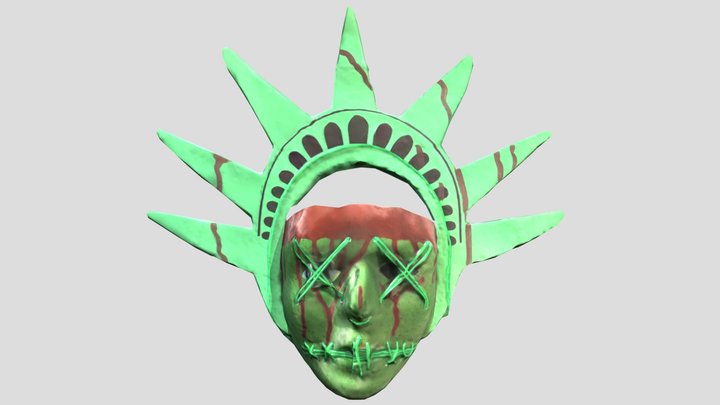 Liberty (The Purge) Mask – Free 3D Model STL