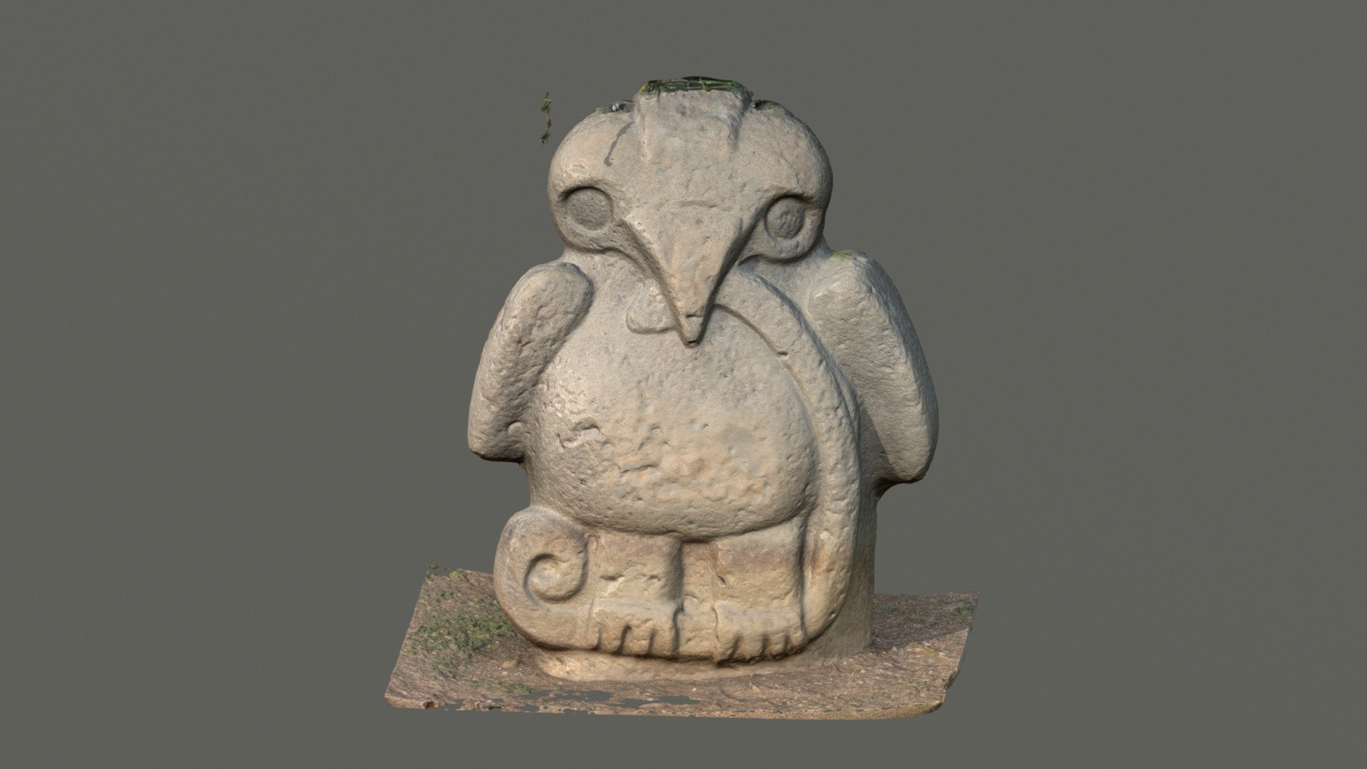 Bird Pre-Colombian statue - San Agustin