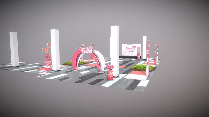 Layout-CBF-Binus-2 3D Model
