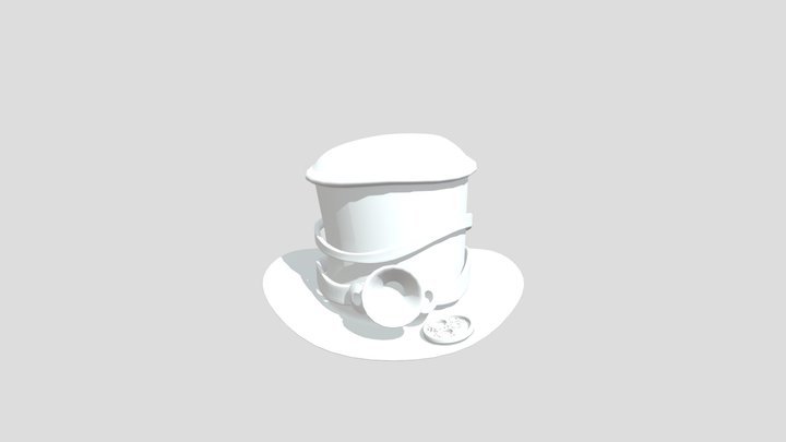 Steampunk Top Hat 3D Model