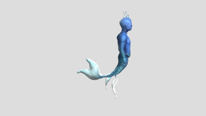 人  魚2 3D Model