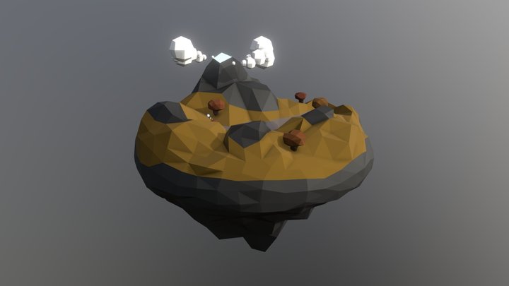 floating island 3D Model