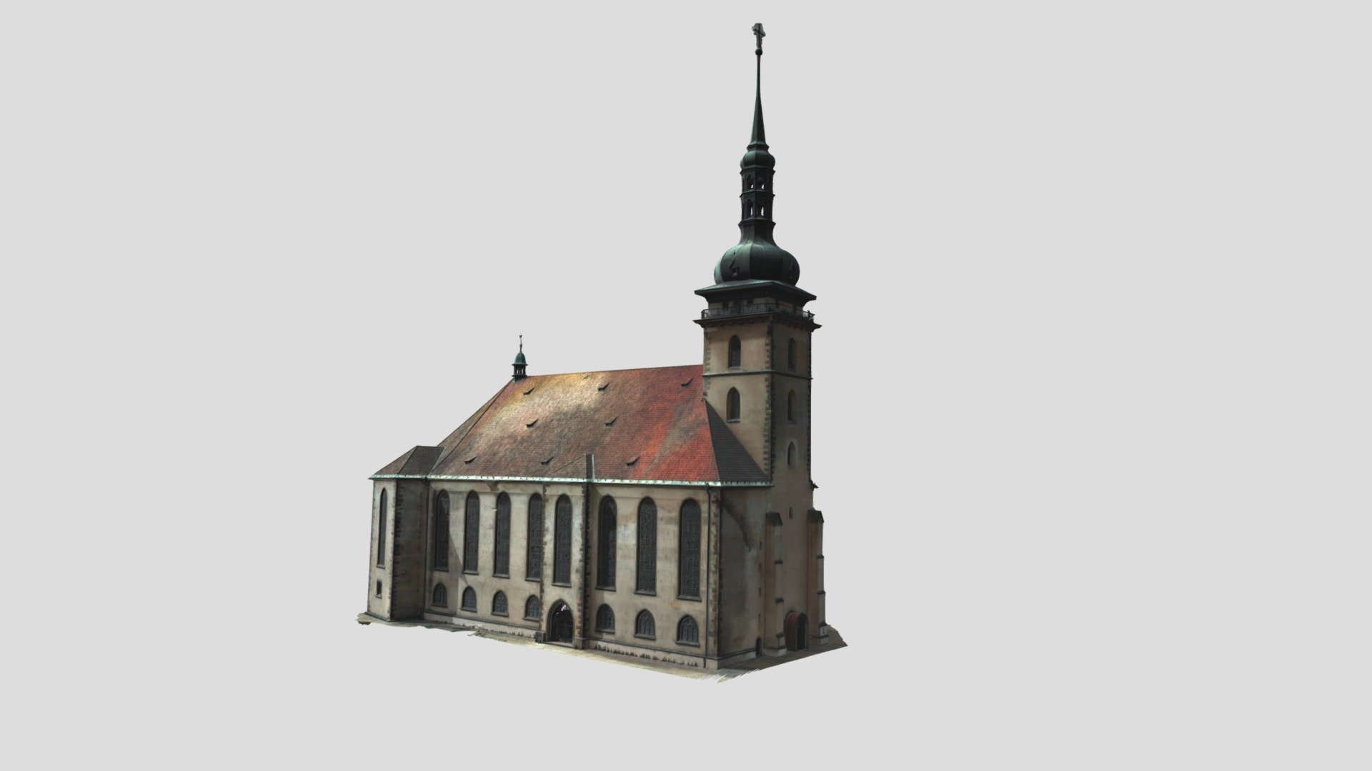 Relocated Gothic Church in Most, Czechia - 3D model by Jan Pacina (@jan ...