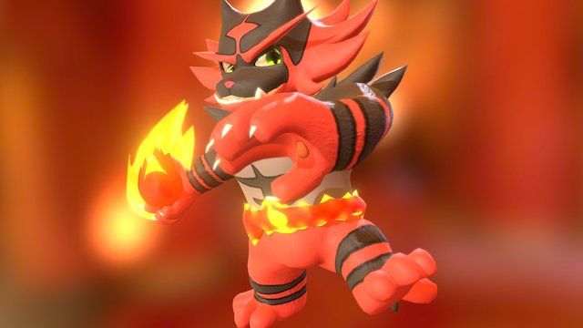 Incineroar 3D models - Sketchfab
