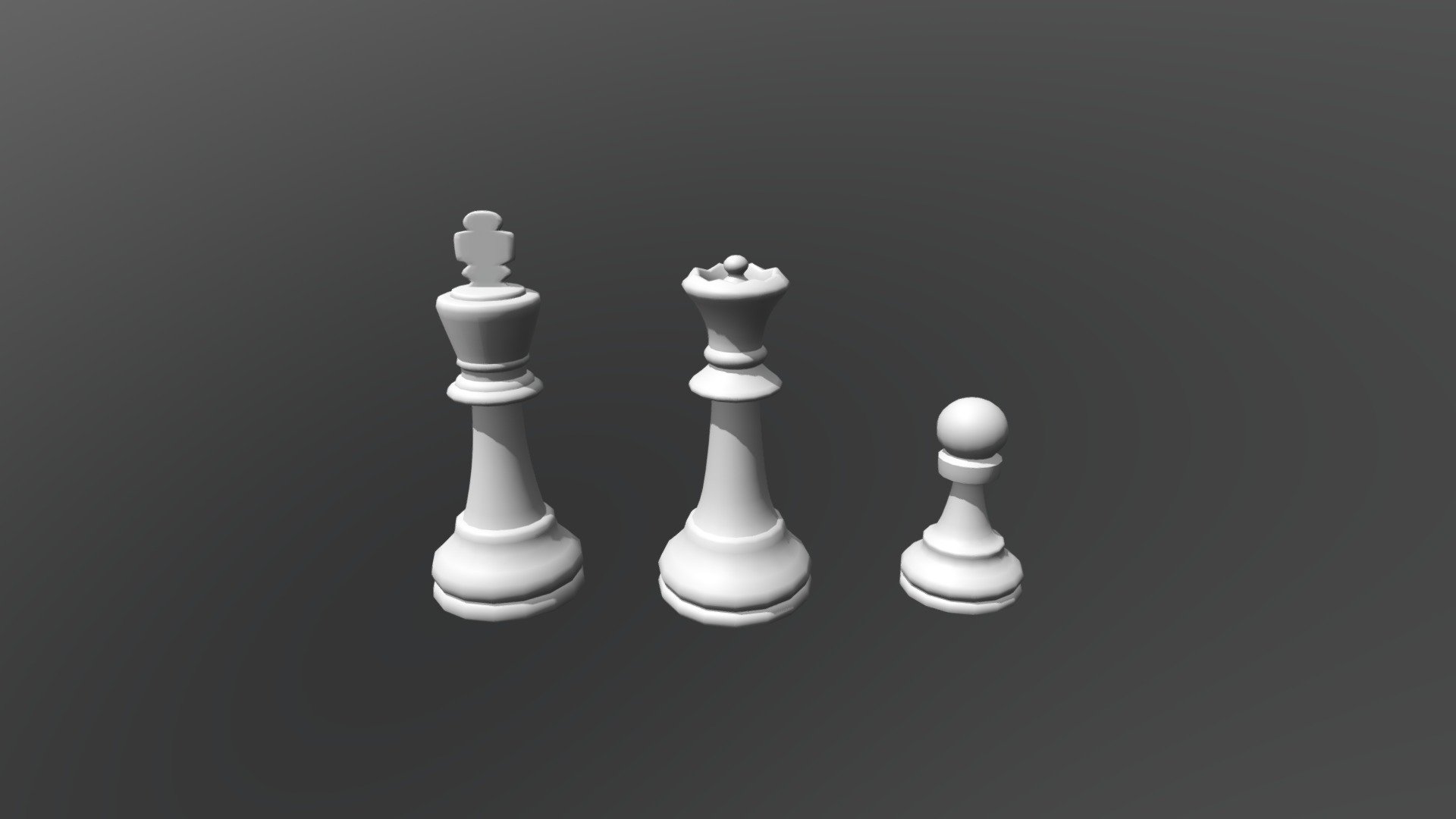 Chess Pieces in process