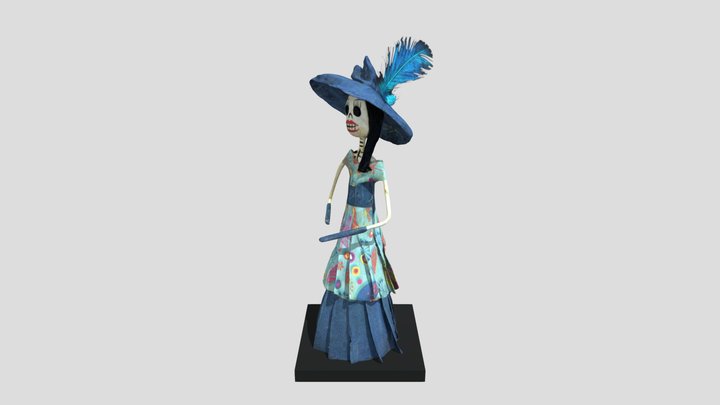 Catrina figure 3D Model