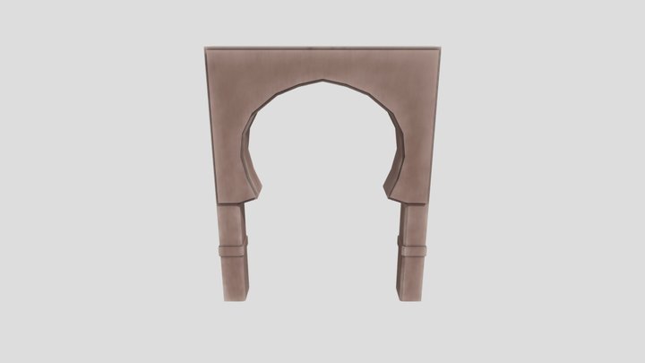 Arabic arch - street 3D Model