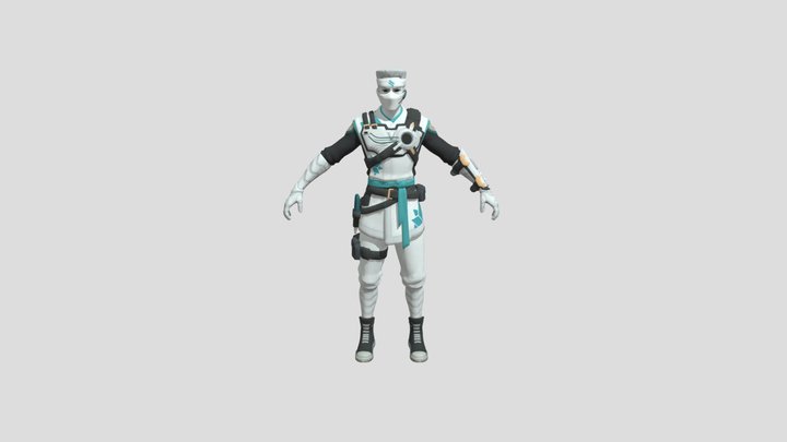 Fortnite Ninjago Zane 3D Model
