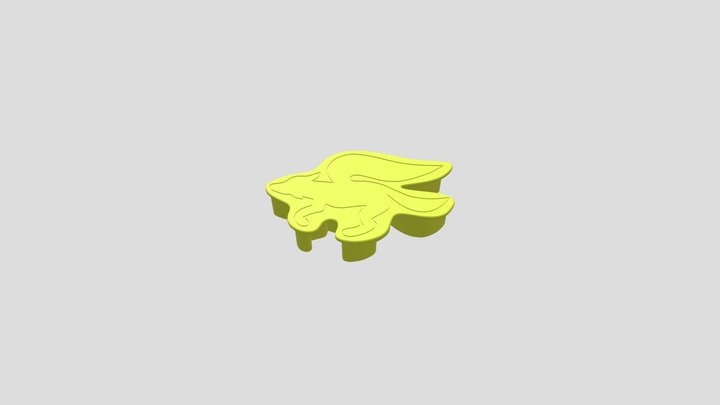 Starfox Logo Cookie Cutter 3D Model