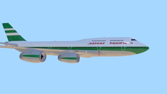 boeing 747 400 3D Model