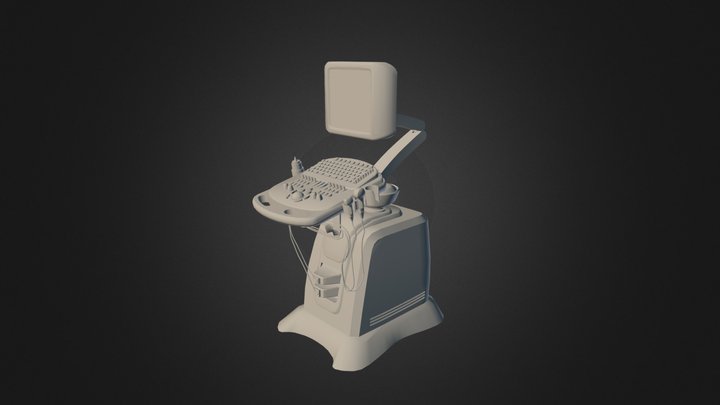 3D Ultrasound Machine 3D Model