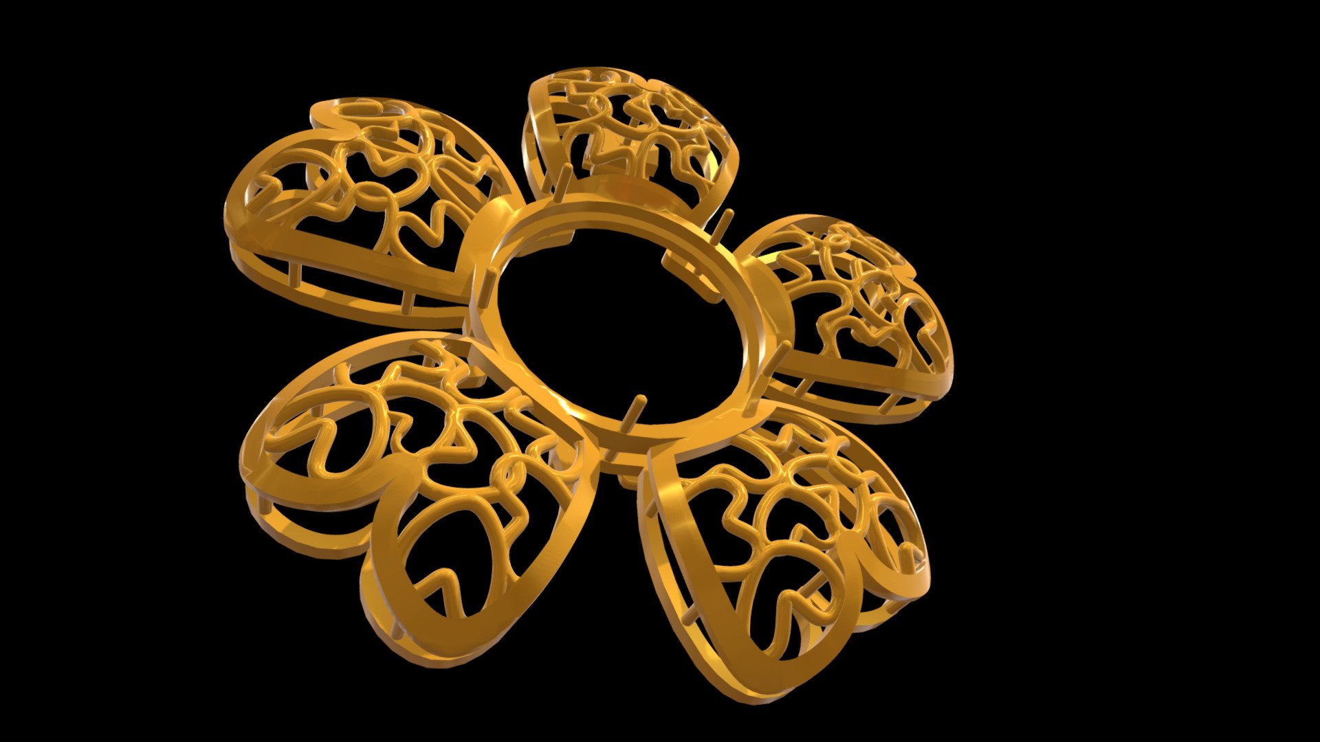 Hearts Brooch - Buy Royalty Free 3D model by ra.jewerlystudio ...