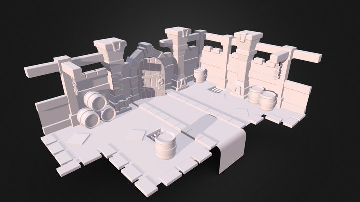 Dungeon 3D Model