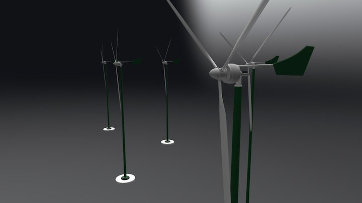 INVAP Molinos - Proyecto Eólico 3D Model