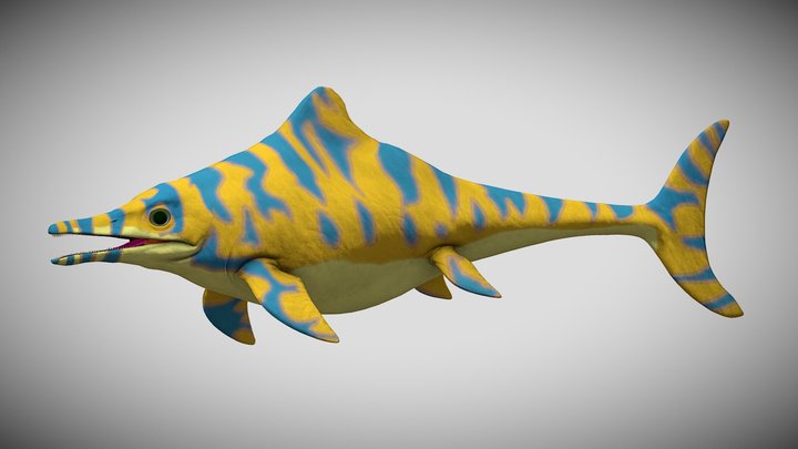 JWE Opthalmosaurus – Kostenloses 3D-Modell STL