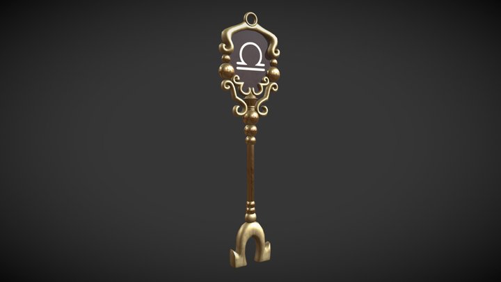 Fairy Tail Libra Key 3D Model