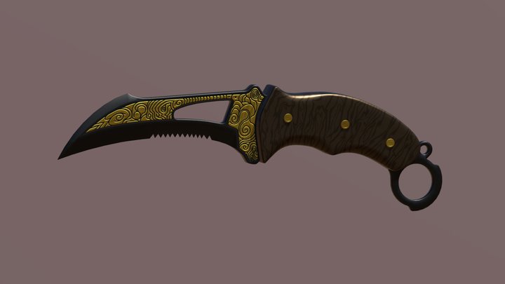 Reaper Knife Vileth 3D Model