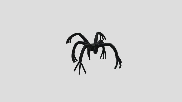 Mind Flayer Minecraft Style 3D Model