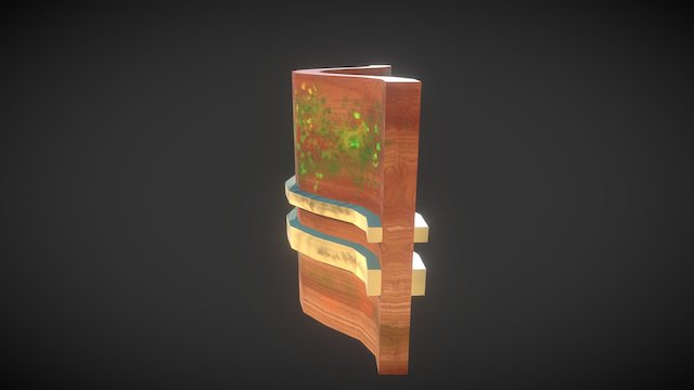 Wall Insidecurve Lines 3D Model