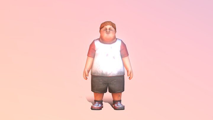 Ice_ Scream_8_Charlie  邪恶冰淇淋8查理 3D Model