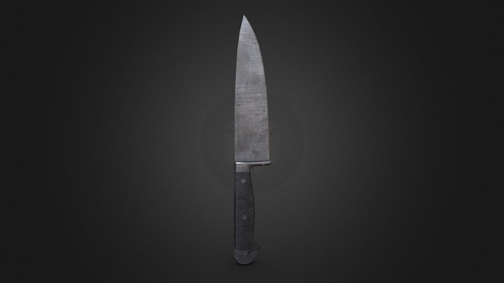 Kitchen Knife 3D Model