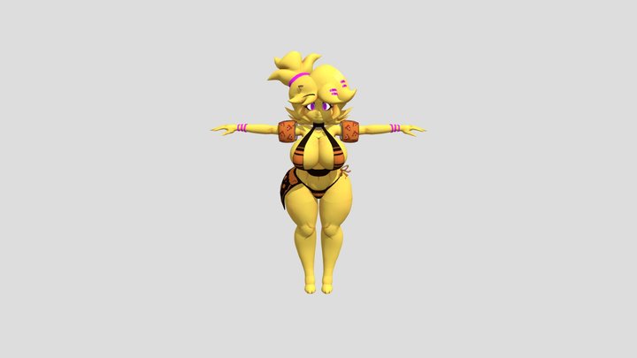 Chiku bikini 3D Model