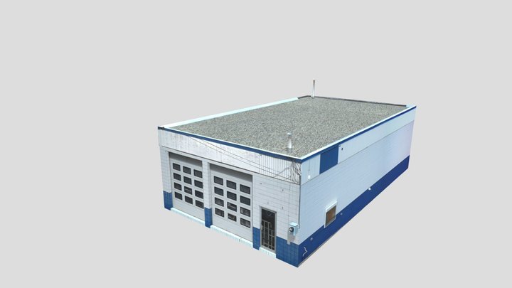 Bus shed, Olds Alberta 3D Model