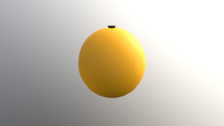 Appelsin 3D Model
