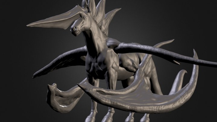 FINAL FANTASY IX-MONSTER-AMDUSIAS 3D Model