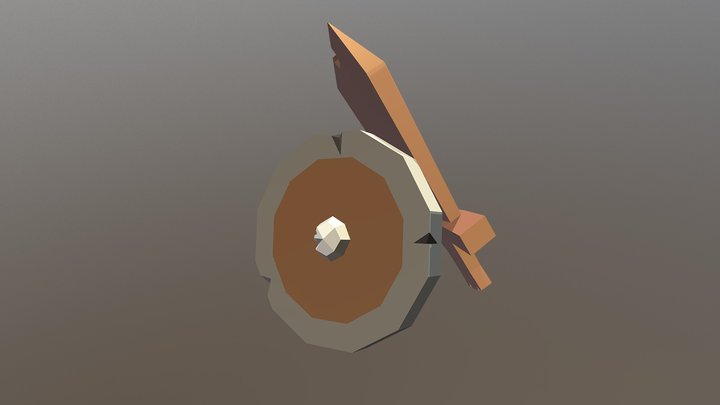 Medieval Basic Weapons - Sword and Shield 3D Model
