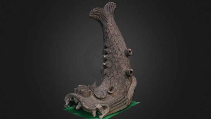 米子城鯱 下鹿嶋家 3D Model