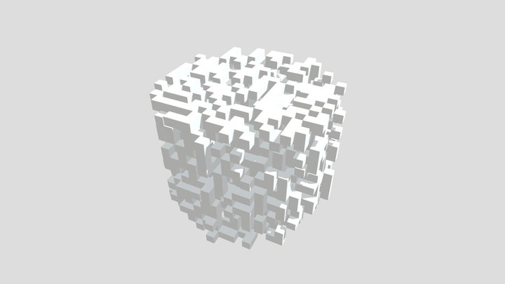 Maze Cylinder 3D Model