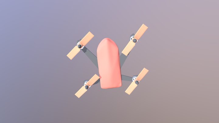 Drone Assembly 3D Model