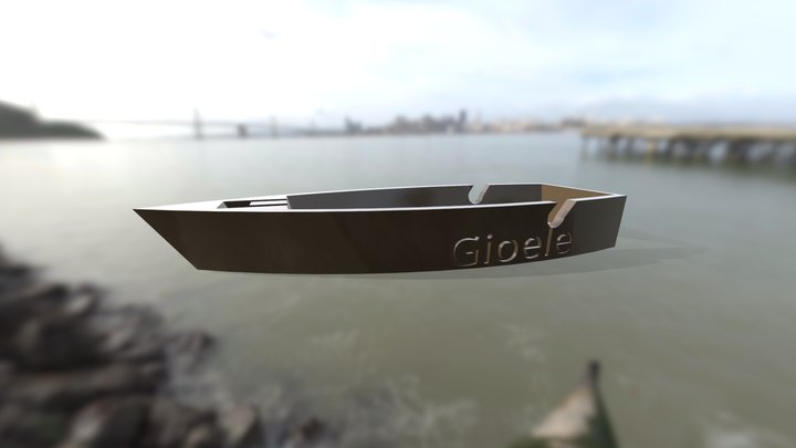 Modellino Barca personalizzata 3D Model