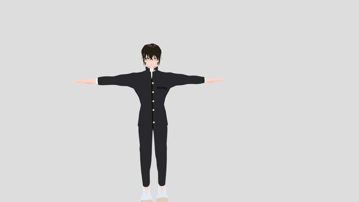 ANIME CHARACTER 3D Model