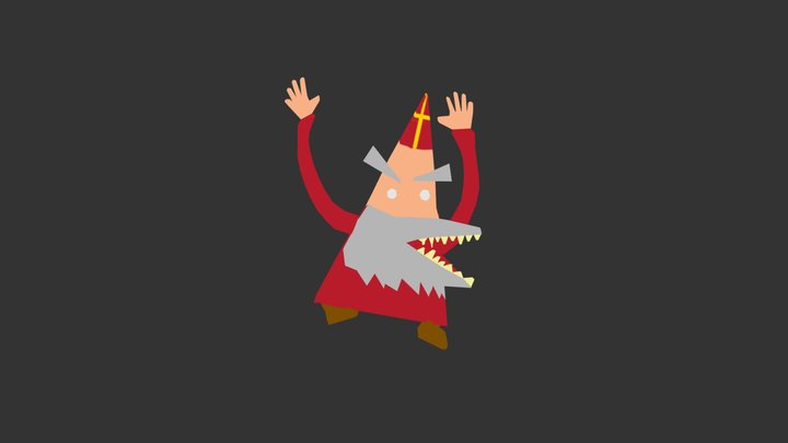 Evil Sinterklaas 3D Model
