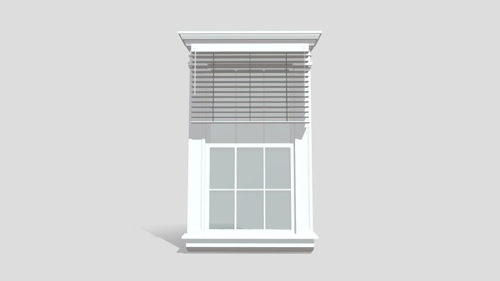 Victorian Window 3D Model 3D Model