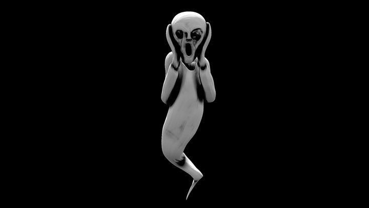 Inktober Day 22 - Ghost - Patricia Mischa Lopes 3D Model